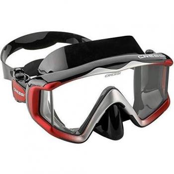 Máscara de Buceo Cressi Liberty Dark-Rojo