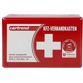 Cartrend 50209 Botiquin de coche austriaco, el contenido viene regulado por la norma de Austria KFG 102 ABS 10