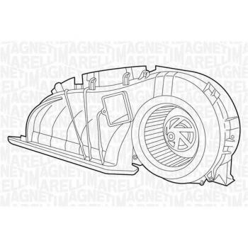 Ventilador habitáculo MAGNETI MARELLI 069401324010 - Interior blower, compatible con diversos modelos de vehículos, diseño optimizado para un flujo de aire eficiente, fácil instalación, alta durabilidad y rendimiento silencioso