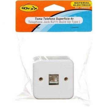 Toma Telefono Oryx Superficie 4v