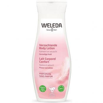 Weleda Almond Sensitive Skin Body Lotion 200 ml - Gentle, nourishing body lotion for sensitive skin, with almond oil and organic ingredients, hypoallergenic, dermatologically tested