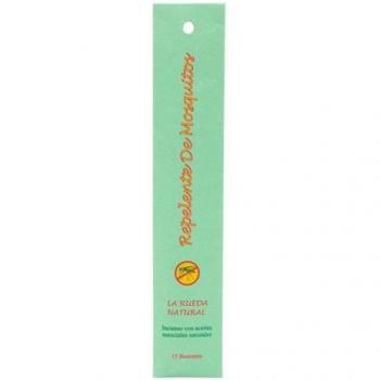 Auroshikha Incienso Antimosquitos 100% Natural y Vegano - Repelente de Mosquitos, Paquete de 15 Varillas