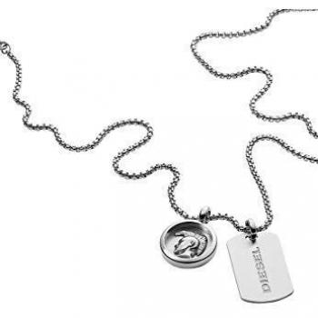 Diesel Jewellry Double Pendant DX1209040 Cadena de Cuello para Hombres