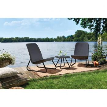 Keter Rio 3-Piece Outdoor Balcony Furniture Set