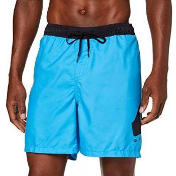 Quiksilver Critical 17 Bañador, Hombre, Azul