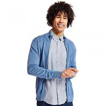 Timberland UOMO Maglia Williams con Cerniera River Blue Mod. TBA1OGM XL