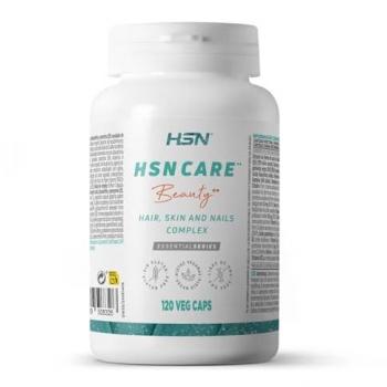 HSN Care Complejo Cabello, Piel y Uñas - Suplemento Vegano de 120 Cápsulas Vegetales Sin Gluten y No-GMO