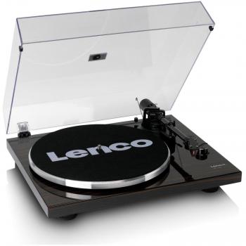 Giradischi Lenco LBT-345WA con Bluetooth, transmisión por correa y cartucho Ortofon 2M Red en nogal