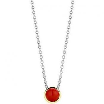 Collar Mujer Ti Sento 3845CR/42 - Collar de acero inoxidable, con baño de oro rosa, piedras preciosas, diseño elegante y moderno, longitud ajustable