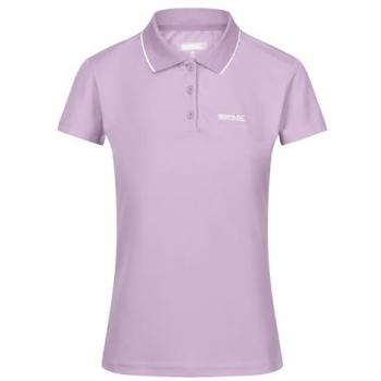 Quick-Drying Women's Maverick V Active Polo Shirt - Lilac Frost, Size 18