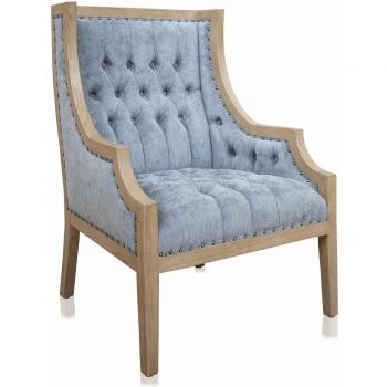 Belssia Sillon Portland de Roble Olivo Velvet, Unico