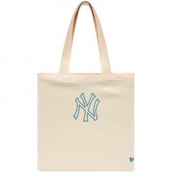 Bolsa tote New Era MLB Canvas Entry New York Yankees beige