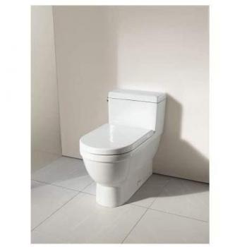 Duravit Starck 3 SoftClose Elongated Toilet Seat in White Duroplast