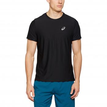 Asics Ss Camiseta, Hombre, Negro, XL