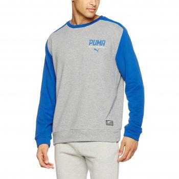 Puma Style Tec Crew TR, sudadera para hombre, Hombre, Style Tec Crew Tr, True Blue, Large