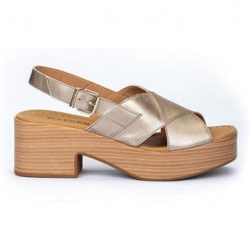 Weekend Shoes Sandalias Modelo 12255 Para Mujer Color Gris