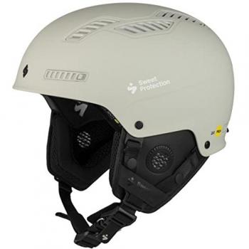 Sweet Protection Igniter 2Vi MIPS Casco de esquí ligero, muy ventilado, ajustable para snowboard, color blanco bronco mate, tamaño mediano/grande