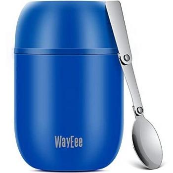 WayEee Termo para Comida 450ml Botella Aislada de Acero Inoxidable Aislada para Alimentos, Beber y Sopa de los niños y Las Comidas de Adultos