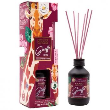 La Casa de los Aromas Ambientador Mikado Giraffe Chic Melocotón & Ylang 100ml