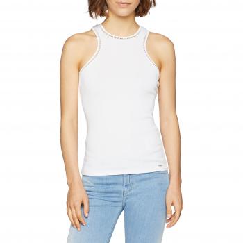 GUESS Minerva Top, Jersey para Mujer, Blanco