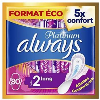 Compresas Always Platinum Super Absorbentes 80 Unidades