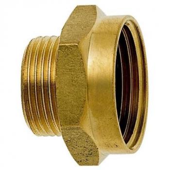 Boquilla roscada Geka MS 1/2 IG x 3/4 AG, hexagonal, dorada (Paquete de 10)