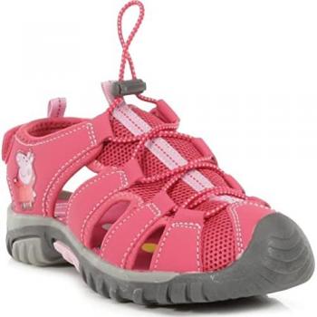 Regatta Kids' Peppa Pig Lightweight Breathable Walking Sandals - Pink Fusion, Size UK 13