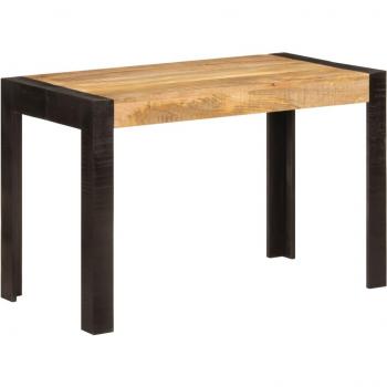 Mesa de comedor de madera maciza de mango 120x60x76 cm