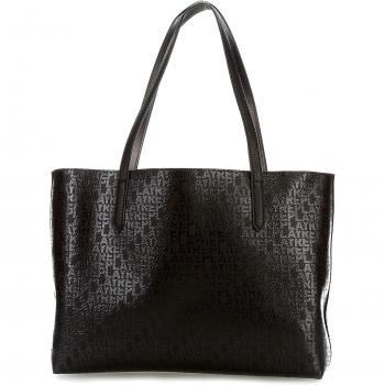 REPLAY reversible Shopper negro/plata