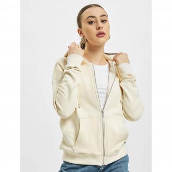 Ladies Organic Terry Zip Hoodie - Plus Size, Whitesand
