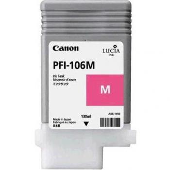 Cartucho de Tinta Canon PFI-106M Magenta para Impresoras iPF6400SE, iPF6300S, iPF6400S, iPF6300, iPF6350, iPF6400