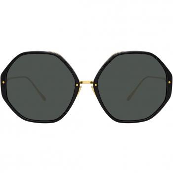 Linda Farrow ALONA LFLC901 C29 Women’s Sunglasses Black Size 60