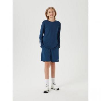 Borg Soft Blue Shorts for Kids (Sizes 146-152)