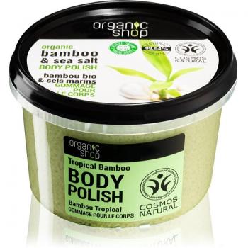 Exfoliante Corporal Energizante de Bambú y Sal Marina Orgánico 250ml