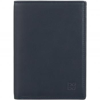 Cartera mediana vertical de hombre de piel Dudu con cremallera interior, cuero genuino, diseño minimalista, delgada y compacta, titular de dinero y tarjetas de crédito
