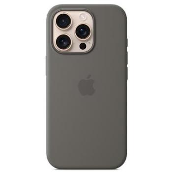 Funda de Silicona con MagSafe para iPhone 16 Pro - Gris Piedra - Apple MYYL3ZM/A