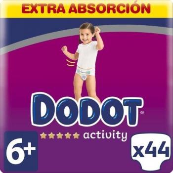 Dodot Activity Extra Jumbo Pack Talla 6+ 44 unidades