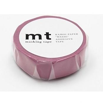 MT Solids - Cinta adhesiva de papel Washi, 0,95 cm x 9,5 cm, vino