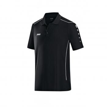 Jako Polo Copa - Camiseta de fitness para niño, color negro / blanco, talla DE: 152