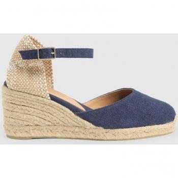 Alpargatas de cuña de mujer azules Castañer Carol