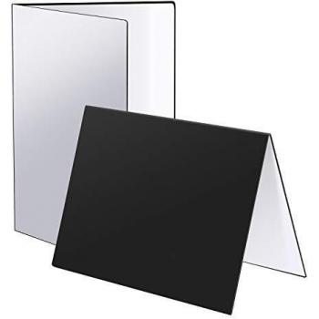 Neewer 30x21cm Cartón Reflector Plegable Tablero Reflectante para Estudio Fotografía de Joyería de Mesa Fotografía de Cosméticos Alimentos y Productos Video Shooting