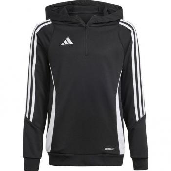 Sudadera de fútbol adidas Tiro24 infantil negra
