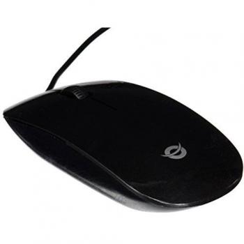 Ratón Óptico Conceptronic de Escritorio con 3 Botones, USB, Color Negro