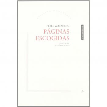 Páginas escogidas - Peter Altenberg