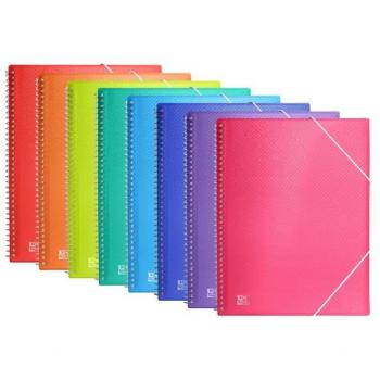 Carpeta Oxford Urban A4 con 40 Fundas de Espiral