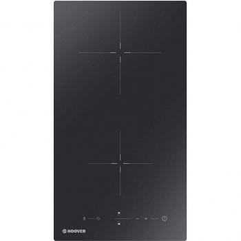 Hoover H-HOB 100 HDI 30 Placa de Inducción Integrada, 2 Zonas, 30cm, Color Negro