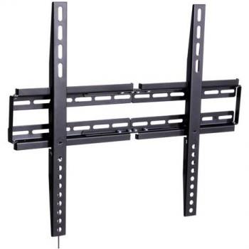 Lauson Soporte de pared fijo para Pantallas TV de 37-63, a 2 cm de pared, carga hasta 40 Kg, VESA 600 x 400 mm, Negro