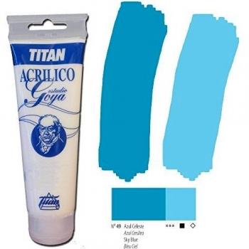 ACRÍLICO GOYA ESTUDIO AZUL CELESTE 125 ML Nº 49