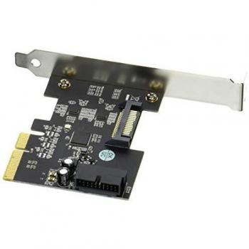 SilverStone SST-ECU04-E - SuperSpeed 1x internal USB 3.1 PCI-E Express Card Gen 2.0 2x, 10 Gbps, ReDriver ASIC chips , support low profile