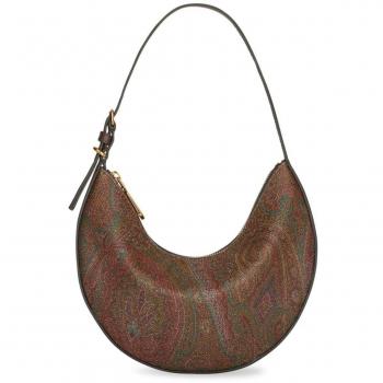 Etro Women's Small Essential Hobo Bag in Brown | Size UNI | WP1I0002AA001M0019
